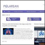 Screen shot of the POLAREAN IMAGING Plc website.