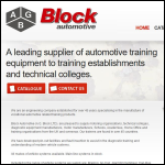 Screen shot of the BLOCK ENGINEERING LTD website.