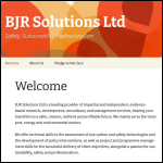 Screen shot of the BJR IT SOLUTIONS Ltd website.