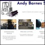 Screen shot of the ANDY STEEL SERVICES LTD website.