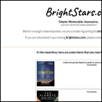 Screen shot of the BRIGHT BEGINNERS Ltd website.