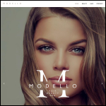 Screen shot of the MODELLO HAIR SALON & SPA Ltd website.