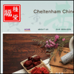 Screen shot of the CHELTENHAM CHINESE MEDIC CENTRE LTD website.
