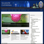 Screen shot of the THE SOCIETY of FRIENDS of GLASGOW CATHEDRAL website.