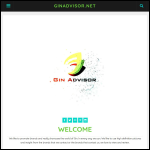Screen shot of the GINADVISOR Ltd website.