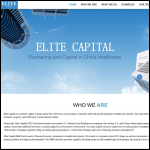 Screen shot of the ELITE CAPITAL INVESTMENT LTD website.
