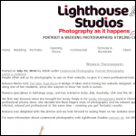 Screen shot of the LIGHTHOUSE STUDIOS (SCOTLAND) Ltd website.