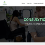 Screen shot of the READYLYTICS CONSULTING Ltd website.
