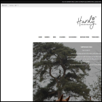Screen shot of the HARDY EQUINE Ltd website.