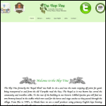 Screen shot of the HOP & VINE Ltd website.