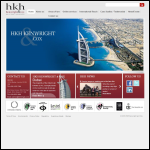 Screen shot of the HKH LEGAL LTD website.