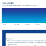 Screen shot of the OCL CAPITAL LLP website.