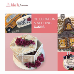 Screen shot of the CAKES BY LAUREN Ltd website.