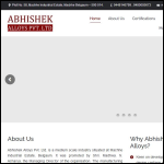 Screen shot of the ABISHEL PVT LTD website.
