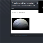 Screen shot of the ENCELADUS ENGINEERING LTD website.