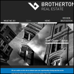 Screen shot of the BROTHERTON FINE Ltd website.