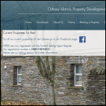 Screen shot of the ORKNEY ISLANDS PROPERTY DEVELOPMENTS Ltd website.