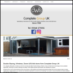 Screen shot of the COMPLETE GROUP UK Ltd website.