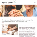 Screen shot of the ATLANTIC CARE LTD website.