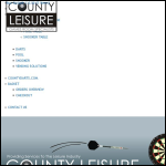 Screen shot of the COUNTY LEISURE SOUTH WEST LTD website.