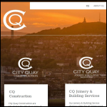 Screen shot of the CITY QUAY JOINERY LTD website.