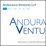 Screen shot of the ANDURANCE LTD website.