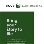 Screen shot of the ENVY GAME BUILDERS Ltd website.