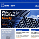 Screen shot of the ELITE TUBE SERVICES LLP website.