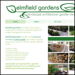 Screen shot of the ELMFIELD GARDEN DESIGN Ltd website.