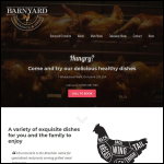 Screen shot of the Barnyard Churrasco and Grill website.