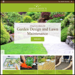 Screen shot of the Abingdons Complete Garden Service website.