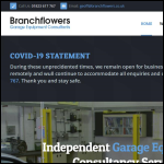 Screen shot of the Branchflowers Uk Ltd website.