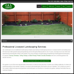 Screen shot of the Landscaping Liverpool website.