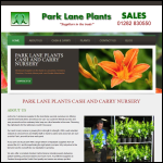 Screen shot of the PARK LANE LICENSEES LTD website.