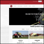 Screen shot of the HARDI DELIVERY SERVICES Ltd website.