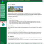 Screen shot of the British Turf & landscape Irrigation Association (BTLIA) website.
