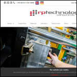 Screen shot of the RP Technologies Ltd website.