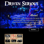 Screen shot of the SERIOUSLY DRIVEN LTD website.