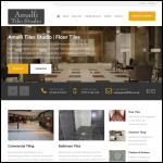Screen shot of the Amalfi Tiles Studio website.