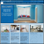 Screen shot of the Campbell Painting & Decorating Service website.