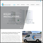 Screen shot of the Fuse Heating and Plumbing website.