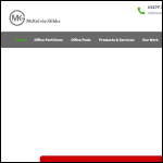Screen shot of the McKelvie-Gibbs Ltd website.