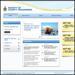 Screen shot of the Society of County Treasurers (SCT) website.