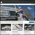 Screen shot of the Premier Asbestos Solutions website.