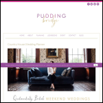 Screen shot of the Pudding Bridge website.
