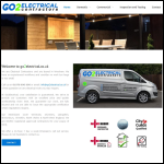 Screen shot of the Go2 Electrical Contractors website.