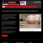 Screen shot of the Jason Jarratt Joinery website.