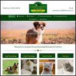 Screen shot of the Aeolian House Boarding Kennels & cattery website.