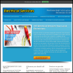 Screen shot of the 247 Electrical Services website.