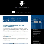 Screen shot of the Philip Russell Associates website.